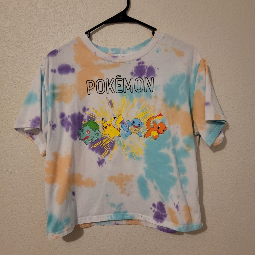 Pokemon Crop T Shirt Juniors XL